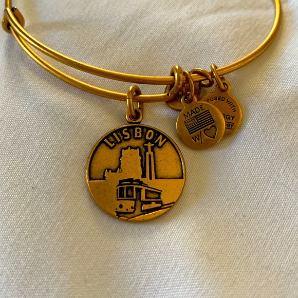 Alex and Ani Gold Lisbon Charm Bracelet - Picture 3 of 3